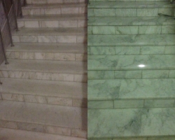 Реставрация и полировка мраморных лестниц