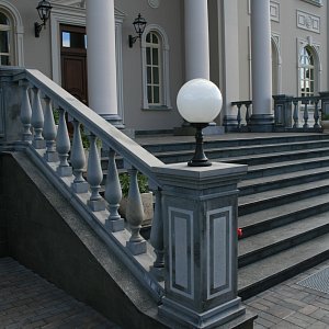 Ступени гранит Сезам Блек